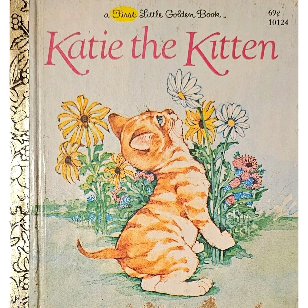 First Little Golden Book KATIE THE KITTEN Vintage 10124